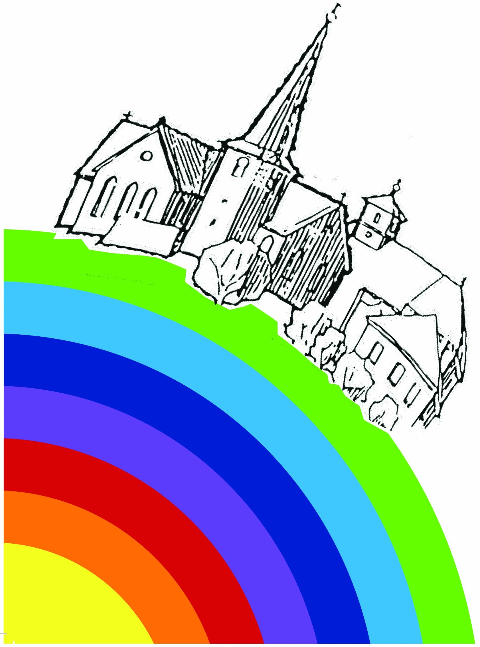 Kigo Kirche Regenbogen frst