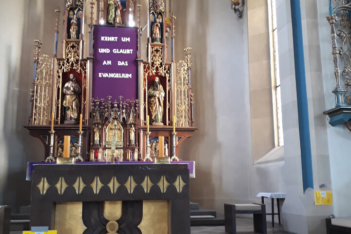 Bild: privat Kirchenraum Fastenzeit
